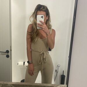 Tan Sleeveless romper